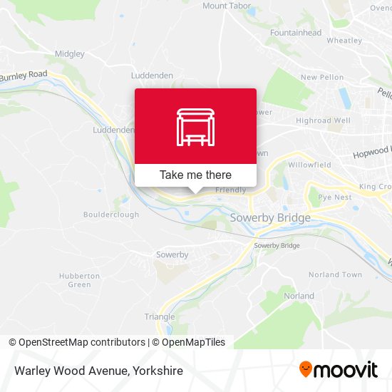 Warley Wood Avenue map