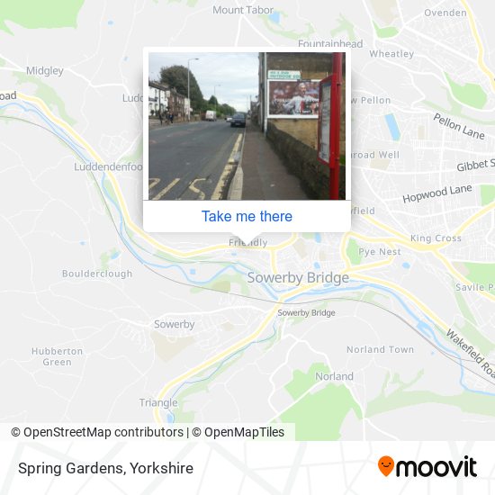 Spring Gardens map