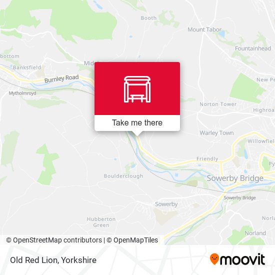 Old Red Lion map