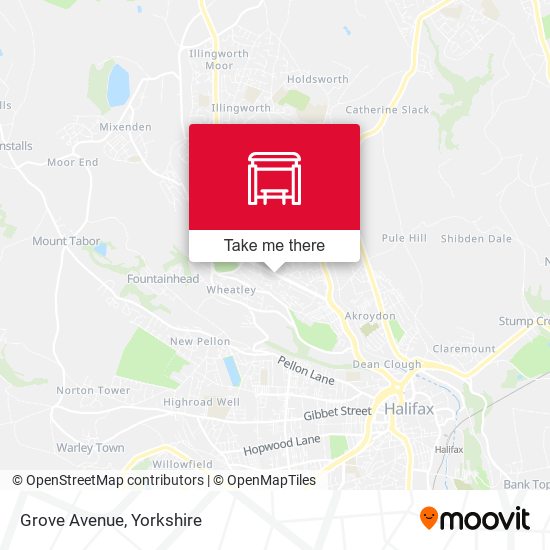 Grove Avenue map