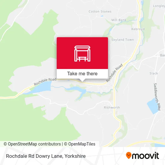 Rochdale Rd Dowry Lane map