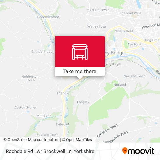 Rochdale Rd Lwr Brockwell Ln map