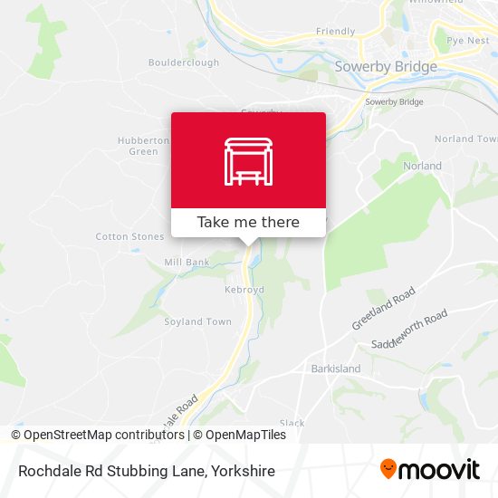 Rochdale Rd Stubbing Lane map