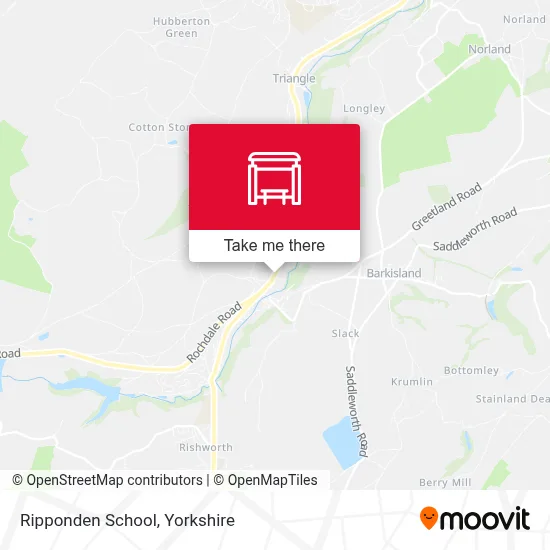 Ripponden School map