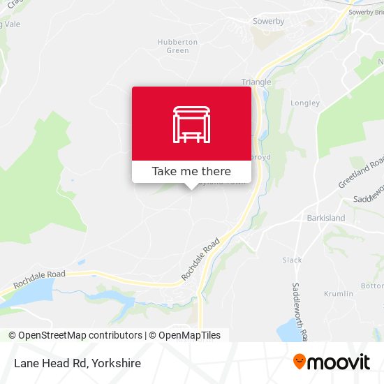 Lane Head Rd map