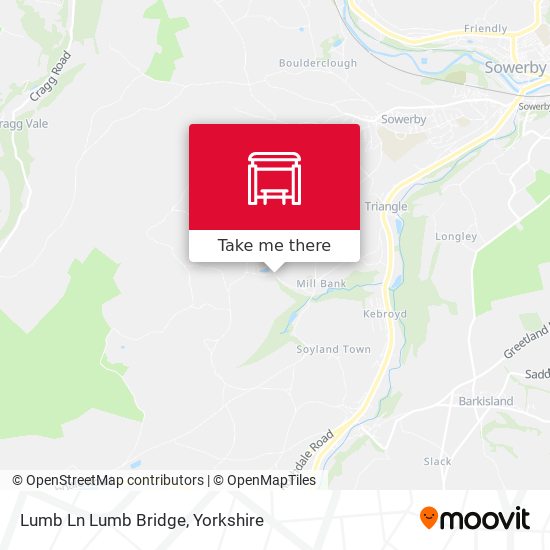Lumb Ln Lumb Bridge map