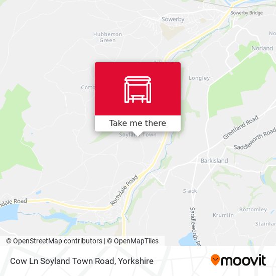 Cow Ln Soyland Town Road map