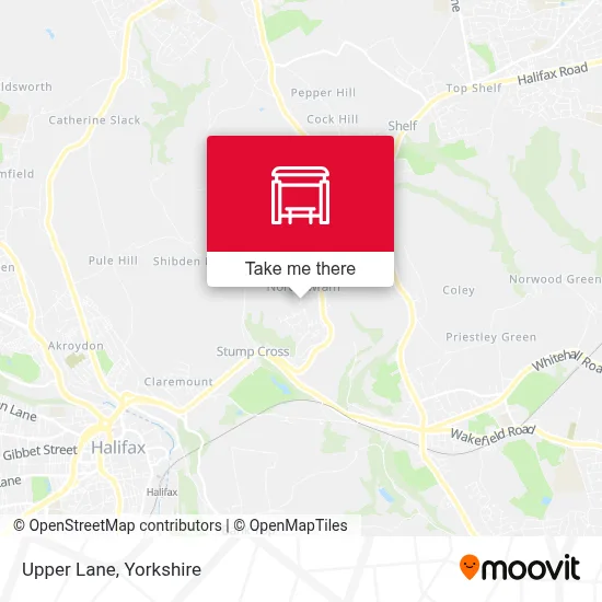 Upper Lane map