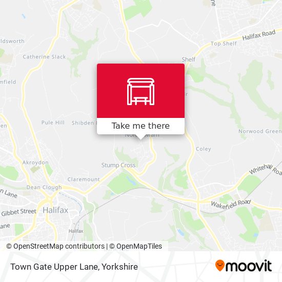 Town Gate Upper Lane map
