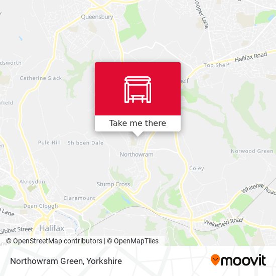 Northowram Green map