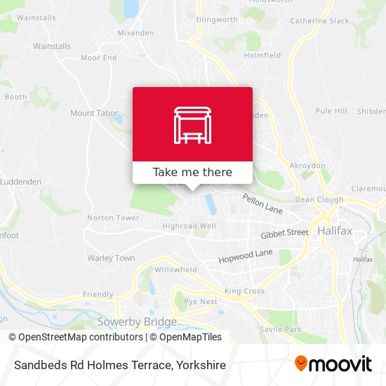 Sandbeds Rd Holmes Terrace map