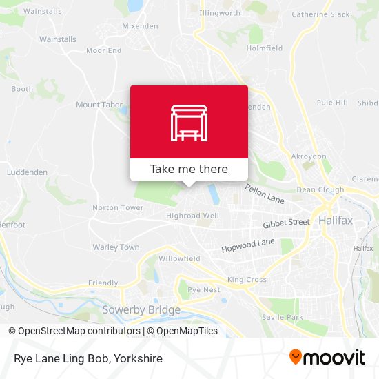 Rye Lane Ling Bob map