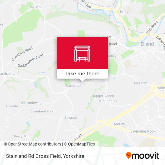 Stainland Rd Cross Field map