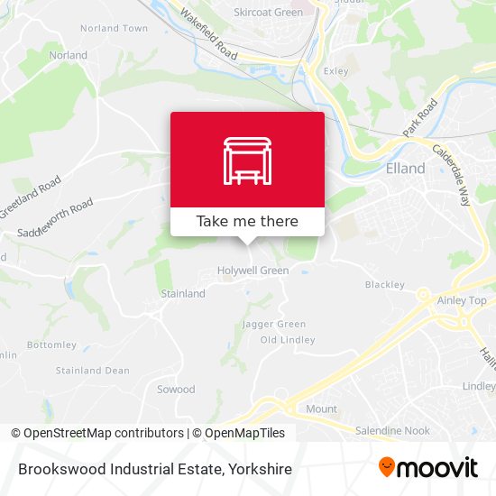 Brookswood Industrial Estate map