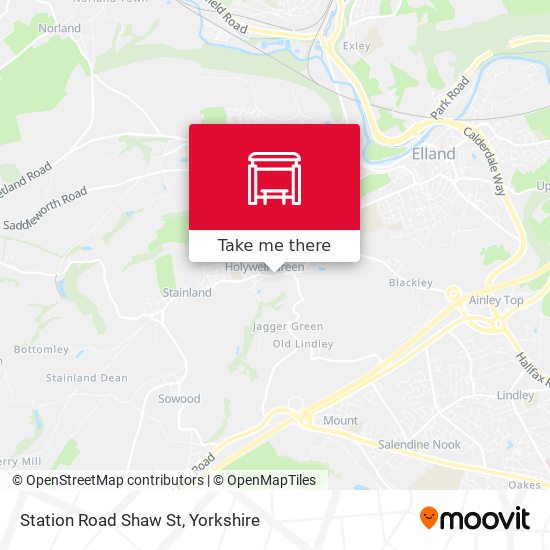 Station Road Shaw St map