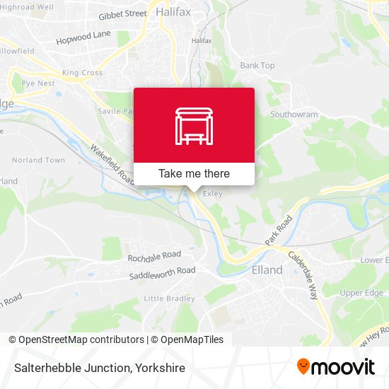 Salterhebble Junction map