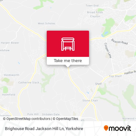 Brighouse Road Jackson Hill Ln map