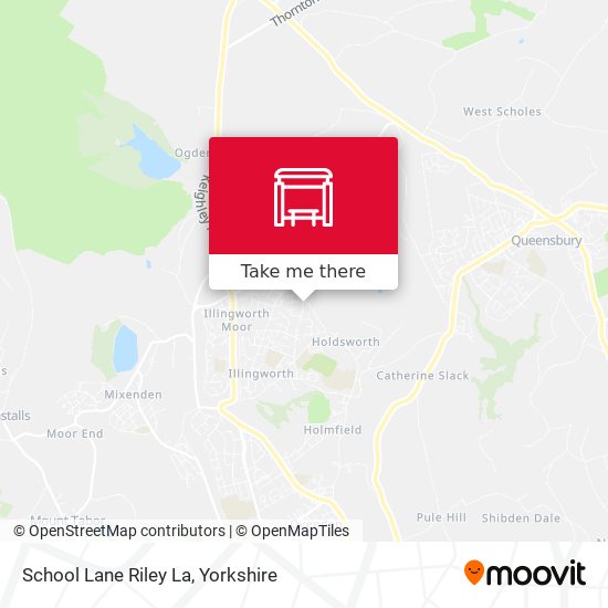 School Lane Riley La map