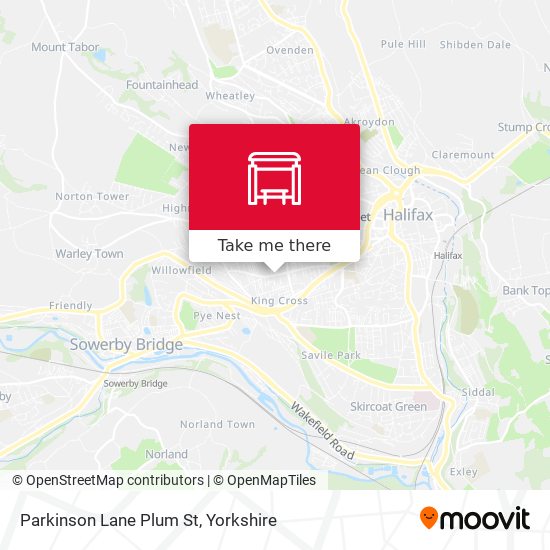 Parkinson Lane Plum St map
