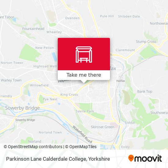 Parkinson Lane Calderdale College map