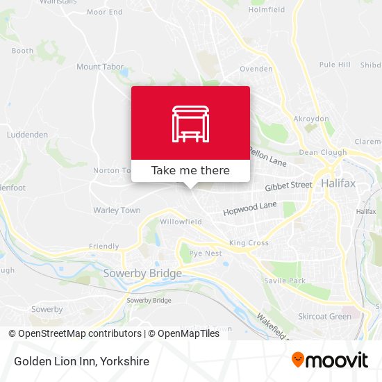 Golden Lion Inn map