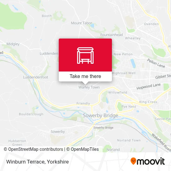 Winburn Terrace map