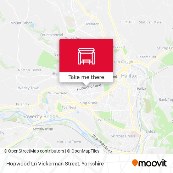Hopwood Ln Vickerman Street map