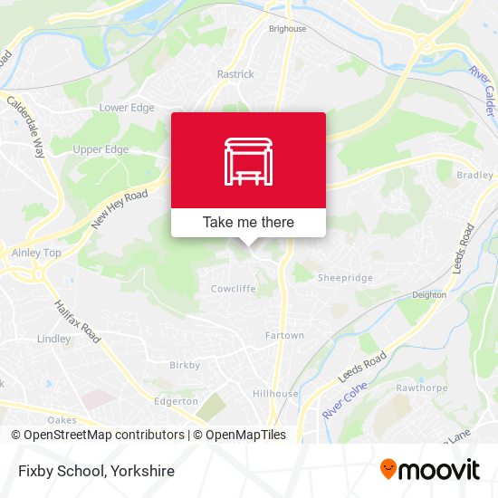 Fixby School map