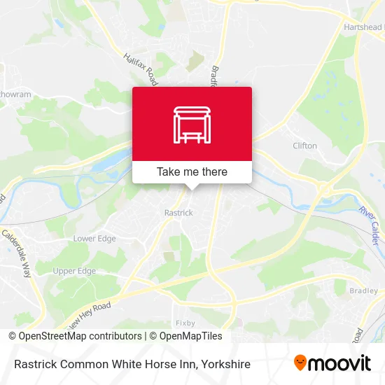 Rastrick Common White Horse Inn map