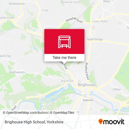 Brighouse High School map