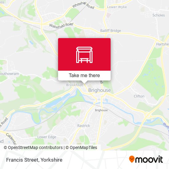 Francis Street map