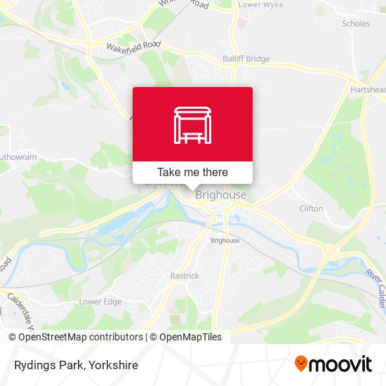Rydings Park map