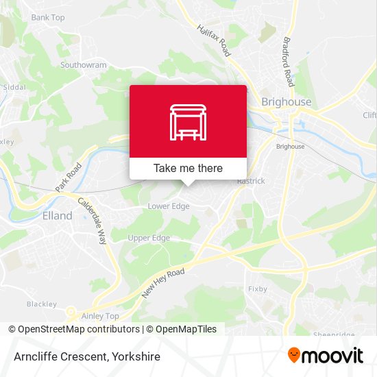 Arncliffe Crescent map