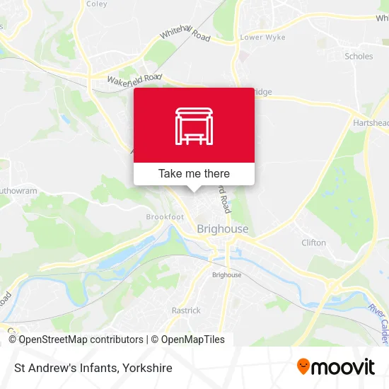 St Andrew's Infants map