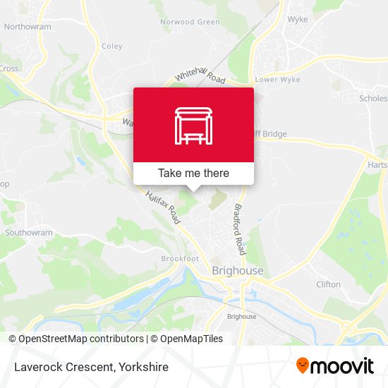 Laverock Crescent map