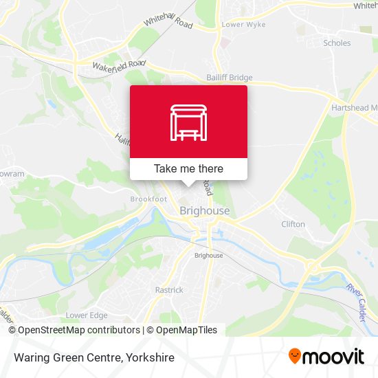 Waring Green Centre map