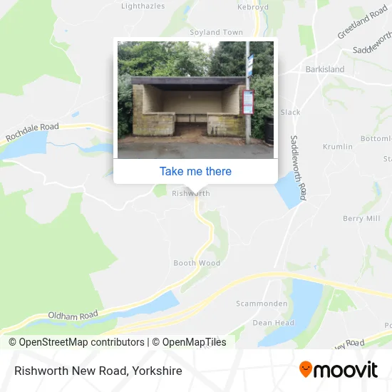 Rishworth New Road map