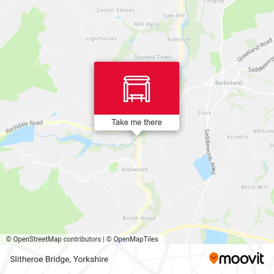 Slitheroe Bridge map