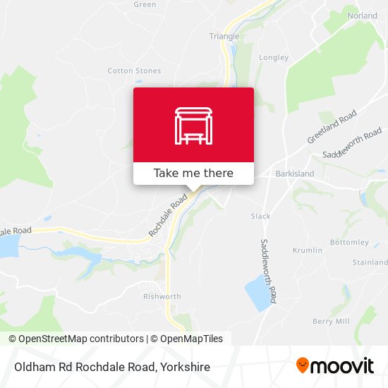 Oldham Rd Rochdale Road map