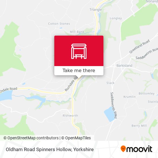 Oldham Road Spinners Hollow map