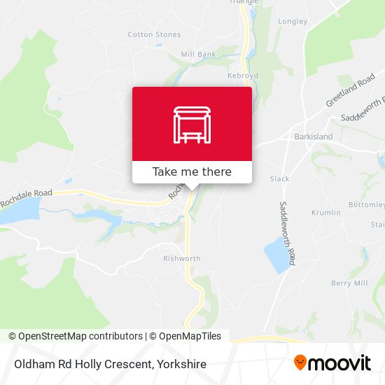 Oldham Rd Holly Crescent map