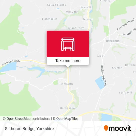 Slitheroe Bridge map