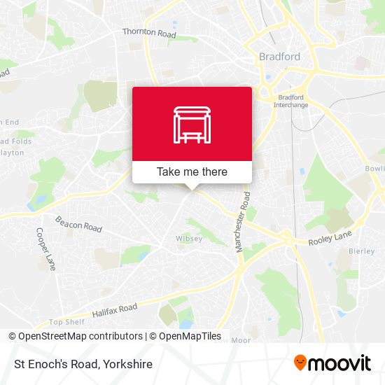 St Enoch's Road map