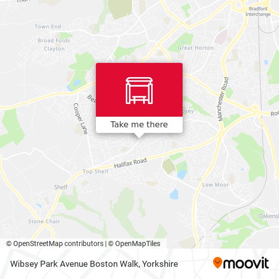 Wibsey Park Avenue Boston Walk map