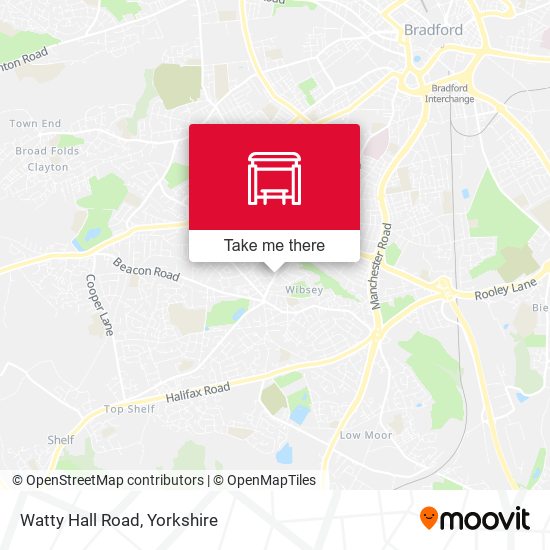 Watty Hall Road map