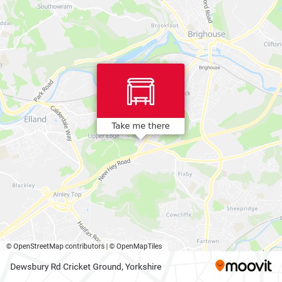 Dewsbury Rd Cricket Ground map