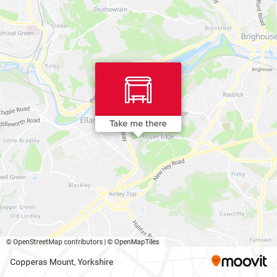 Copperas Mount map