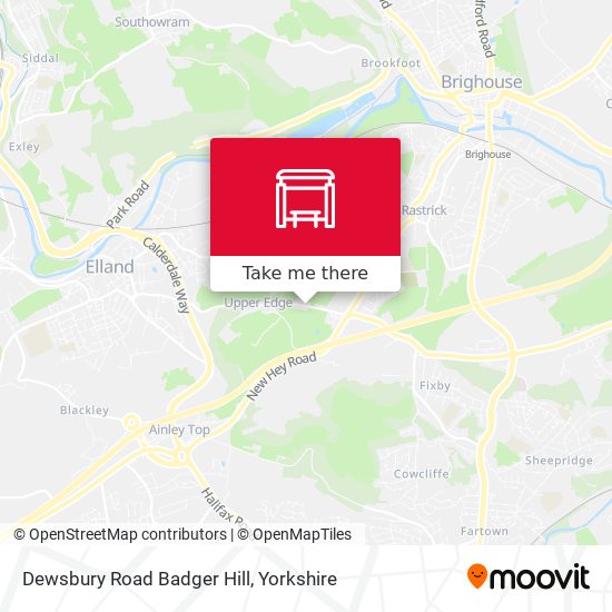 Dewsbury Road Badger Hill map
