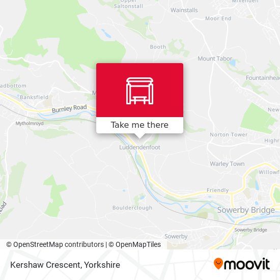 Kershaw Crescent map