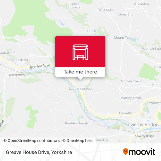 Greave House Drive map